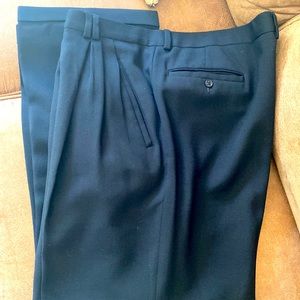 Sartori men’s Italian black dress slacks with cuff size 42